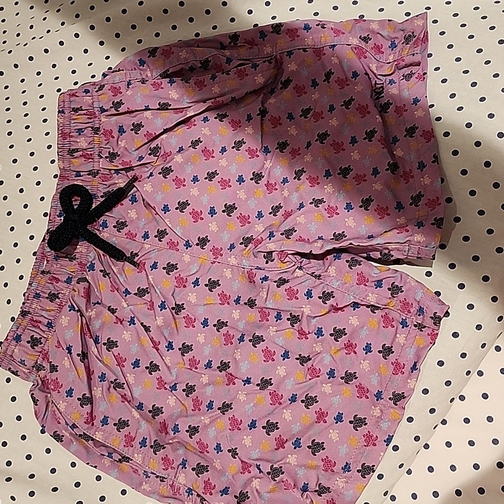 Vilebrequin Pink and Blue Floral Swim Shorts - Picture 2 of 2